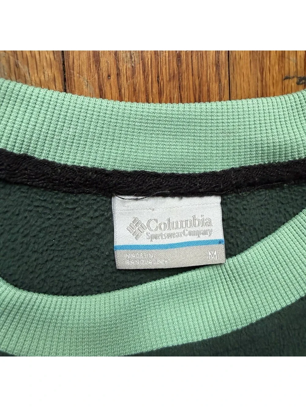 Columbia Sweater Men’s Medium Sherpa Fleece Pullover Green